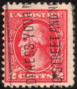 1920, US 2c, George Washington, Used, Sc 528