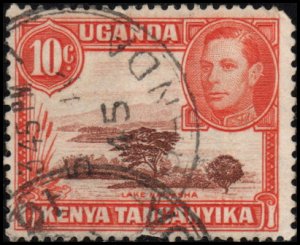 KUT 69 - Used - 10c Lake Naivasha / George VI (1938)