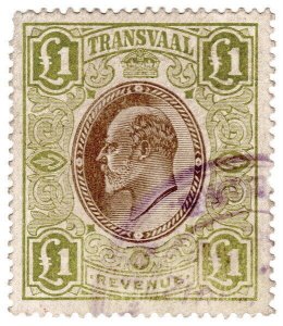 (I.B) Transvaal Revenue : Duty Stamp £1