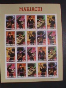 ​UNITED STATES -MARIACHI-MUSIC-FOREVER MNH SHEET, VF WE SHIP TO WORLD WIDE