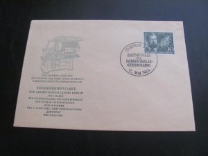 GERMANY  BERLIN 1954 FDC  VERY NICE (155)