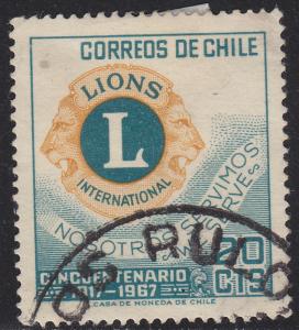 Chile 364 50th Anniv. of Lions Intl. 1967