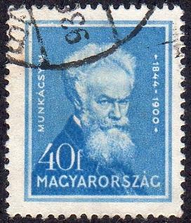 Hungary 477 - Used - 40f Mihaly Munkacsy (1932) (cv $0.30)
