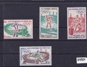 TOKYO OLYMPICS 1964  , UNMOUNTED MINT FRENCH COLONIES STAMPS REF R760