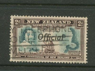 New Zealand SG O144 - Official Optd  Fine Used