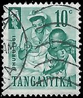 TANGANYIKA   #46 USED (5)