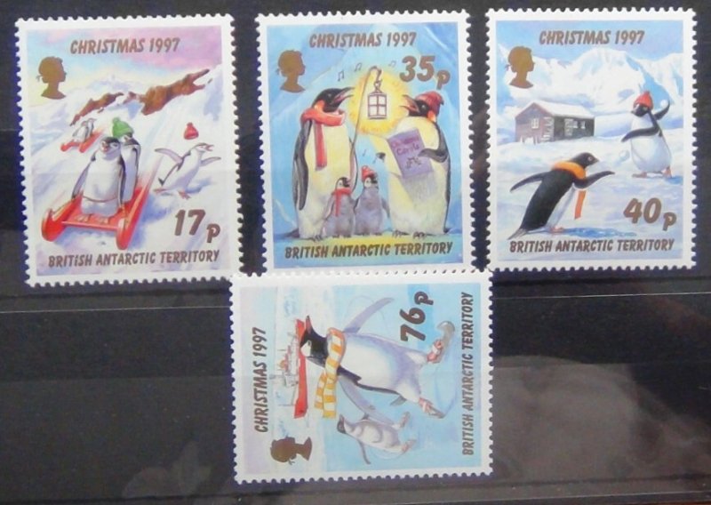 British Antarctic Territory 1997 Christmas set MNH