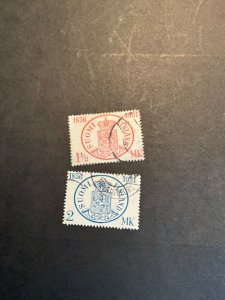 Finland Scott# 182-3 used