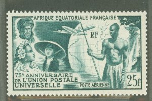 French Equatorial Africa #C34  Single