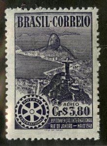 BRAZIL C67 MNH SCV $3.75 BIN $2.00 ROTARY