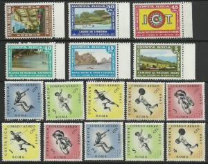 Costa Rica & Bolivia Lot # 55 =  lot of nice sets MNH 6 Scans 