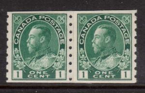 Canada #125i VF/NH Paste Up Pair