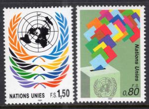 UN Geneva 201-202 MNH VF