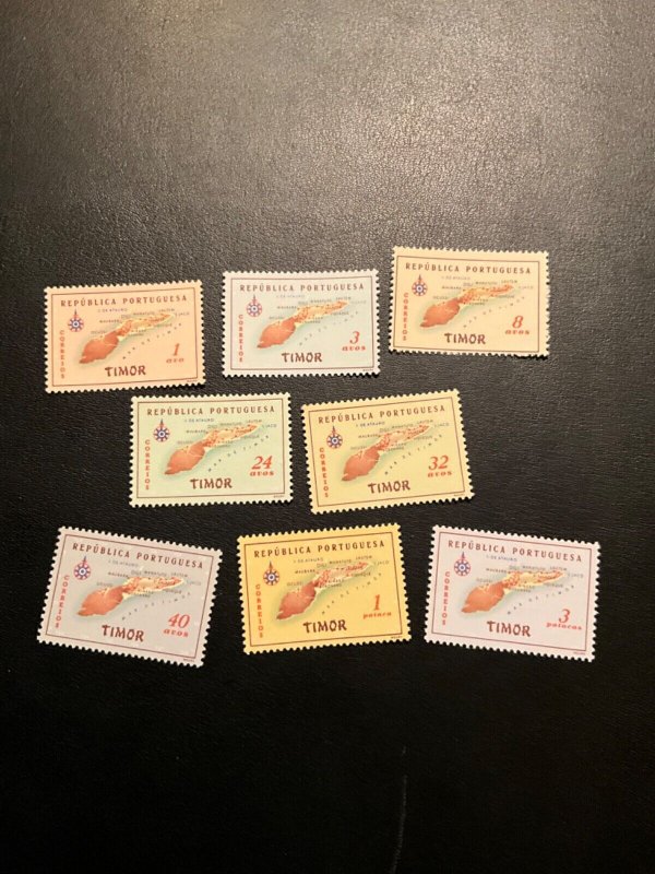 Stamps Timor Scott #280-7 never hinged