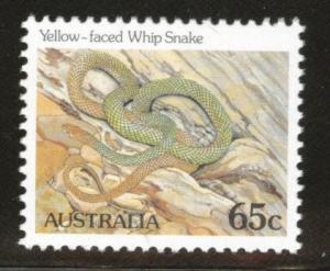 AUSTRALIA Scott 795 MNH** 1981 65c Whip Snake