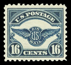 Scott C5 1923 16c Emblem Airmail Issue Mint VF OG NH Cat $120