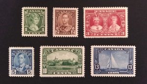 Canada 211-6 Set VF MNH