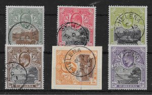 ST.HELENA SG55/60 1903 DEFINITIVE SET USED