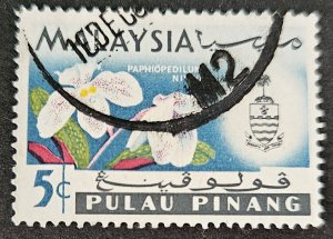 Malaya Penang 1965 SG68 5c. used