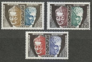 1961 France D1-D3 UNESCO - Sculptures