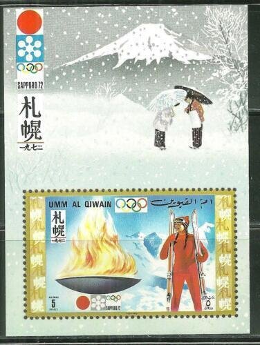 Umm Al Qiwain MNH S/S Sapporo Winter Olympics 1972