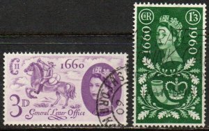 Great Britain Sc #375-376 Used