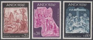 French Andorra 178-180 MH HR CV $3.20