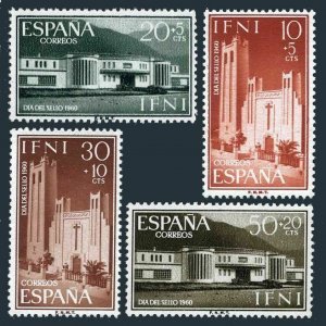 Ifni B48-B51,MNH.Michel 201-204. Stamp Day 1960.Santa Maria del Mar school.