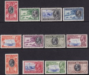 Cayman Island Sc# 85 / 96 MNH 1935-36 KGV portrait type complete set CV $500.00