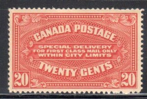 Canada #E2 VF MINT OG LH C$150.00 -- SPECIAL DELIVERY STAMPS