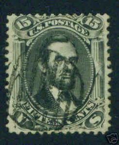 USA Scott 77, nicely centered 15c Lincon CV $225