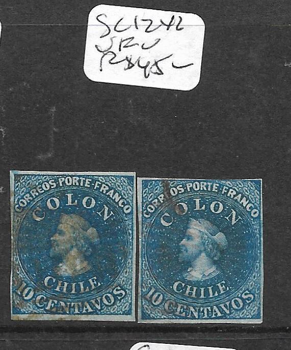 CHILE  (P1303B) COLUMBUS  10C  SC 12 X2   VFU