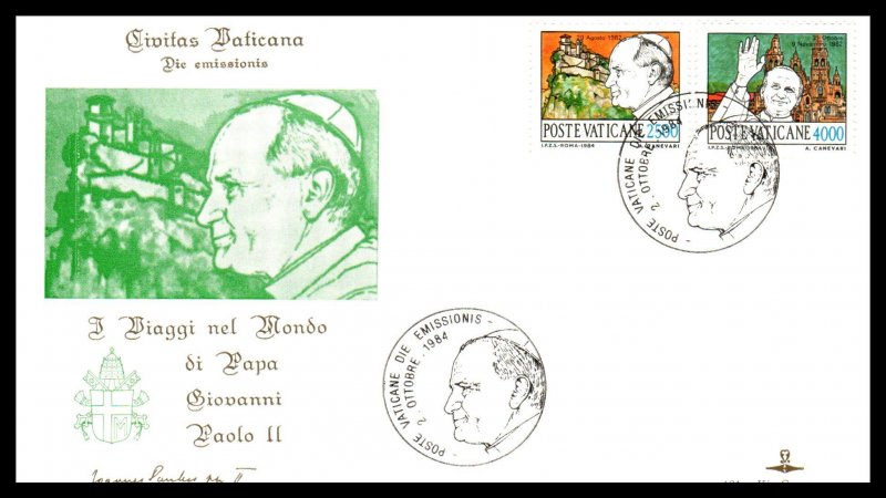 Vatican City 737-748 Set of Four U/A FDC