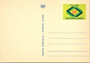 United Nations Geneva, Government Postal Card