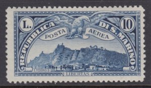 SAN MARINO - Sassone A 10  cv 1500$ MNH**