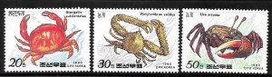 Korea 1990 Crabs Sc 2898-2900 MNH A383