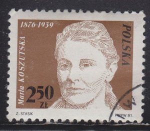 Poland 2485 Maria Koszutska 1981