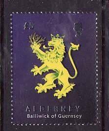 Alderney-Sc#331- id7-unused NH set-Heraldic Lion-2008-