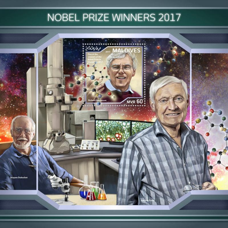 Z08 MLD18113b Maldives 2018 Nobel Prize 2019 MNH ** Postfrisch