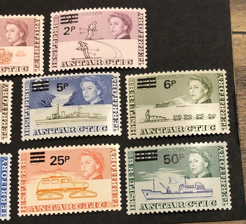 1971 British Antarctic Territory Scott # 25-38 SG 24-27 MNH Mint Unmounted