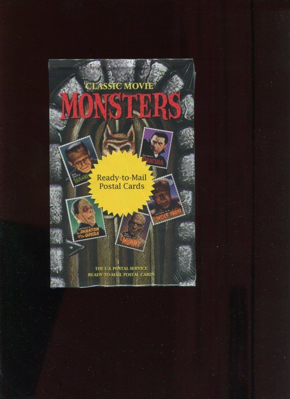 UX285-UX289 MONSTERS SEALED BOOKLET MINT SET OF 20 POSTAL CARDS (UX289a A1)