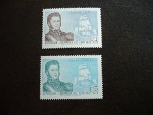 Stamps - Chile - Scott# 399, C310 - Mint Never Hinged Set of 2 Stamps