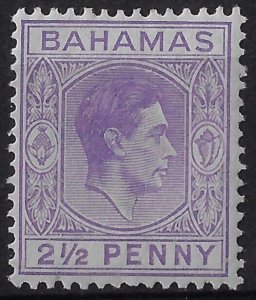 Bahamas KGVI  2-1/2d + 3d, MH, sg 153a, 154a/Scott 104A, 105A. VF, CV £4+ (a1160