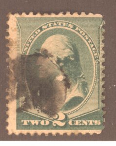 United States, Scott #213, Used