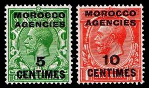 1929-31 BRITISH OFFICES IN MOROCCO #63-34  - OGHR - VF - CV$24.00 (ESP#2641)