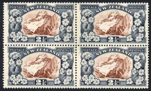 New Zealand SG581b 2 1/2d Perf 14 Mult Wmk 2 x U/M Cat 20 pounds