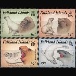 FALKLAND IS. 1987 - Scott# 461-4 Seals Set of 4 NH