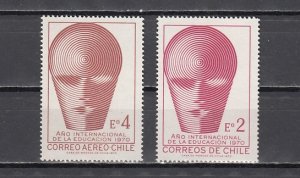 Chile, Scott cat. 392, C302. Education Year Emblem. ^