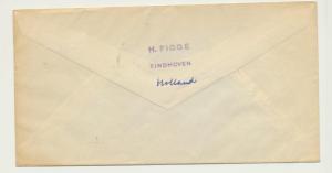 NETHERLANDS 1950 NEEDY CHLIDREN SET ON 1st DAY COVER Sc#B219-23 (SEE BELOW)