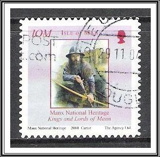 Isle of Man #1055 Manx History S/A Used